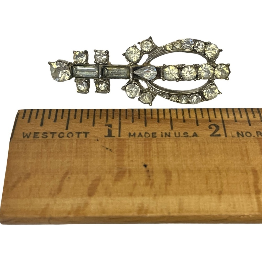 Vintage Rhinestone Brooch - Picture 3 of 3